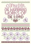 Consider The Wondrous Works