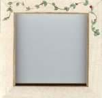 Antique White With Berry Vine Frame