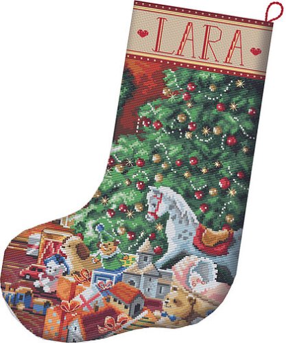 Cozy Christmas Stocking : Charting Creations  Unique Counted Cross Stitch  Patterns & Kits