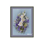 The White Sword Lily Counted Cross Stitch Kit