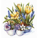 First Breath Of Spring Counted Cross Stitch Kit