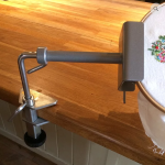 Silver Grey Table Clamp