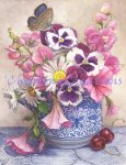 Pansies And Sweet Peas (image for) Pansies And Sweet Peas