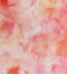 Watercolors Orange And Pink Patterned Cross Stitch Fabric