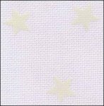 (image for) 28 Count White With Glow In The Dark Stars Evenweave