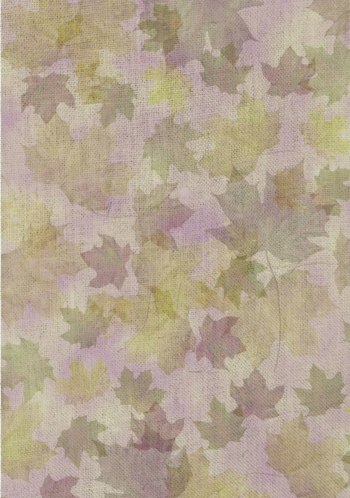 (image for) Autumn Leaves Patterned Cross Stitch Fabric