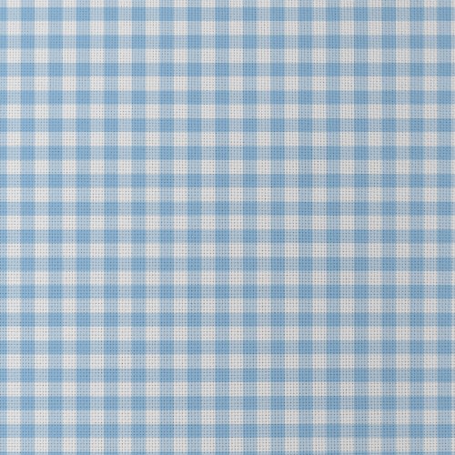 (image for) Blue Gingham Patterned Cross Stitch Fabric
