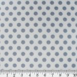 (image for) Blue Polka Dots Patterned Cross Stitch Fabric