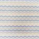 (image for) Blue Waves Patterned Cross Stitch Fabric