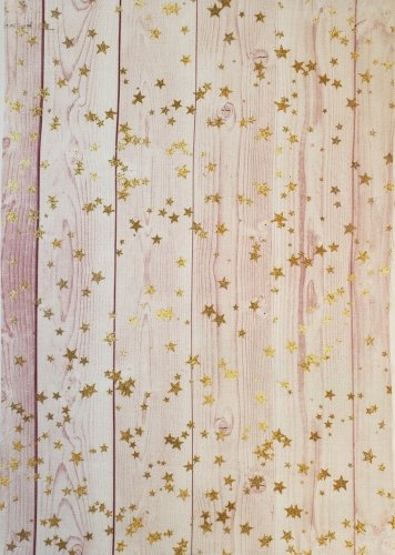 (image for) Board With Stars - Pink Patterned Cross Stitch Fabric