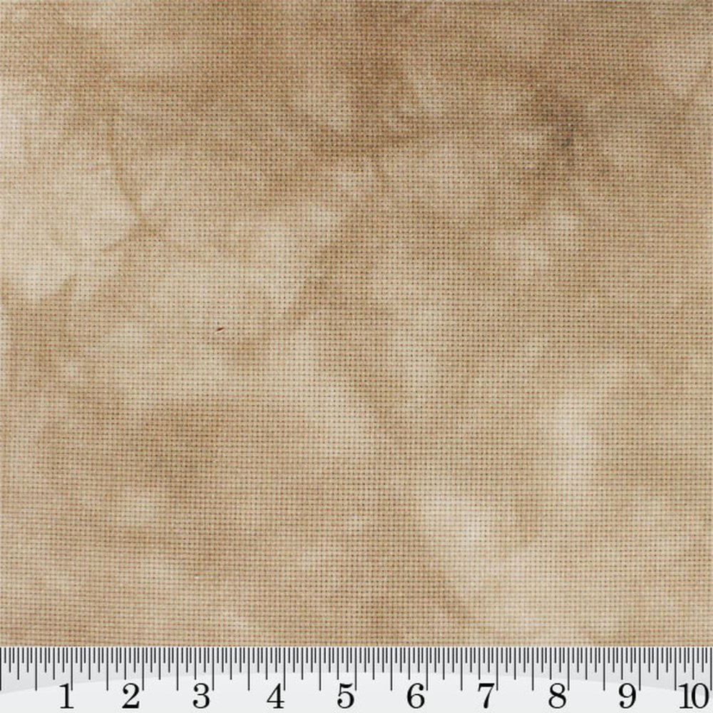 (image for) Cafe Au Lait Hand Dyed Effect Cross Stitch Fabric