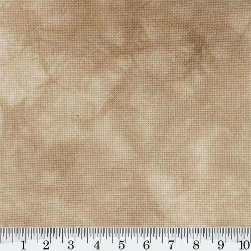 (image for) Cafe Au Lait Hand Dyed Effect Cross Stitch Fabric