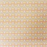 (image for) Candy Corn Patterned Cross Stitch Fabric