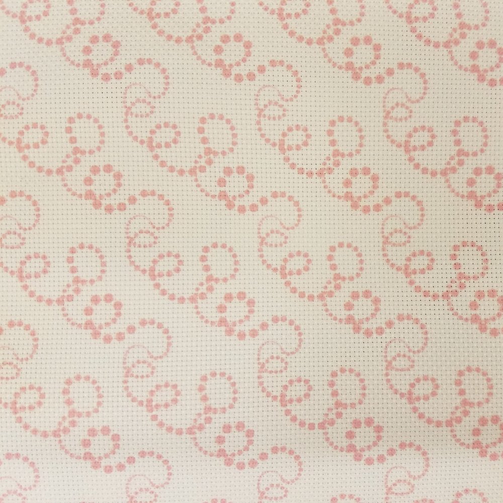 (image for) Christmas Swirls Patterned Cross Stitch Fabric