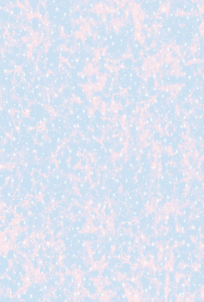 (image for) Fairy Dust In Blue And Pink Patterned Cross Stitch Fabric