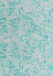 (image for) Leaf Impressions Aqua Patterned Cross Stitch Fabric