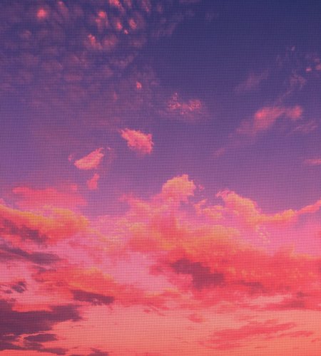 (image for) Bright Clouds Patterned Cross Stitch Fabric