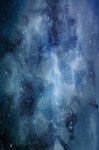 Creationist Blue Patterned Cross Stitch Fabric (image for) Creationist Blue Patterned Cross Stitch Fabric