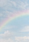 (image for) English Rainbow Patterned Cross Stitch Fabric