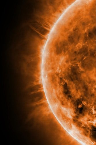 (image for) Firey Sun Patterned Cross Stitch Fabric