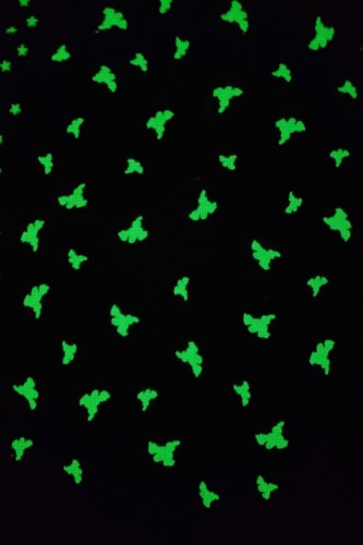 (image for) Glow In The Dark Ghosts Patterned Cross Stitch Fabric