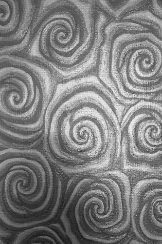 (image for) Swirl Grey Patterned Cross Stitch Fabric