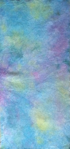 (image for) Peacock Hand Dyed Fabric