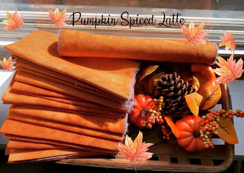 (image for) Pumpkin Spiced Latte Hand Dyed Fabric