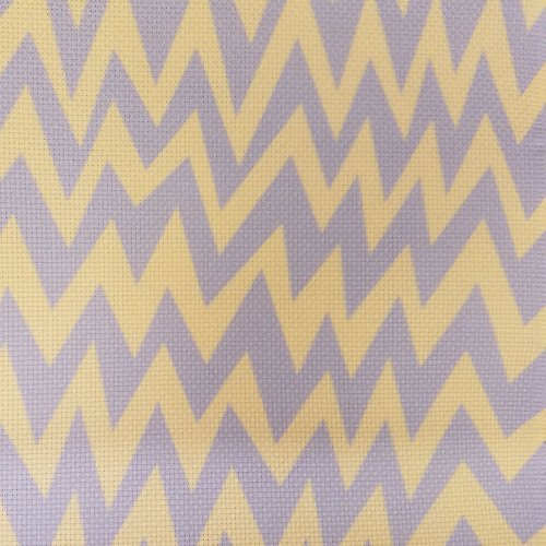 (image for) Halloween ZigZags Patterned Cross Stitch Fabric