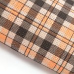 (image for) Halloween Check Patterned Cross Stitch Fabric