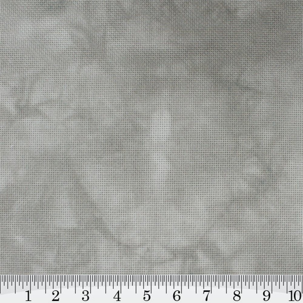 (image for) Hazy Grey Hand Dyed Effect Cross Stitch Fabric