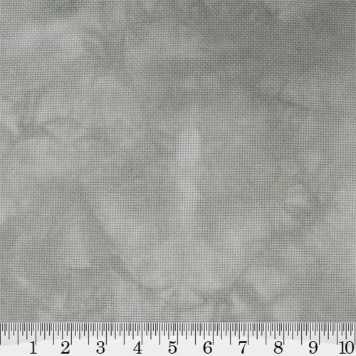 (image for) Hazy Grey Hand Dyed Effect Cross Stitch Fabric