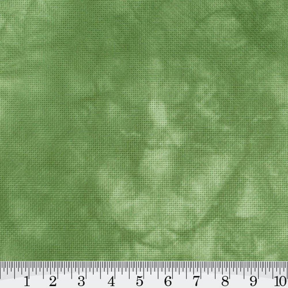 (image for) Olive Hand Dyed Effect Cross Stitch Fabric