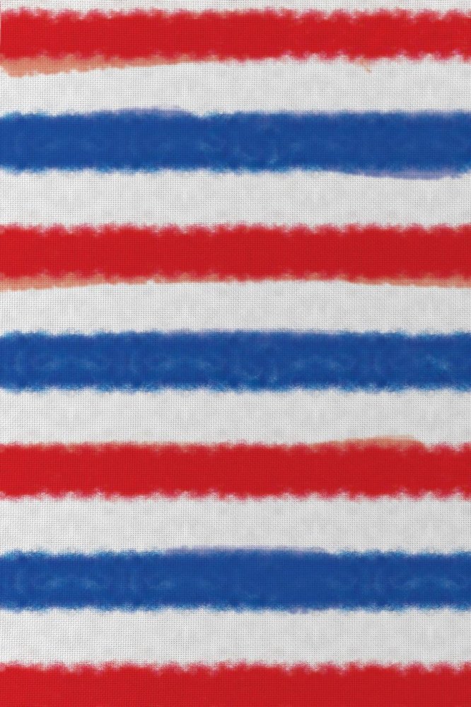 (image for) Patriotic Stripes Patterned Cross Stitch Fabric