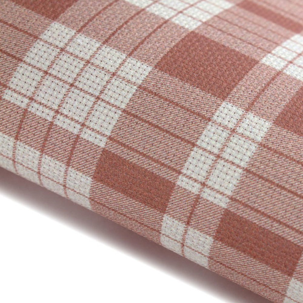 (image for) Pink Check Patterned Cross Stitch Fabric