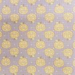 (image for) Pumpkins On Purple Patterned Cross Stitch Fabric