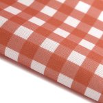 (image for) Red Gingham Patterned Cross Stitch Fabric
