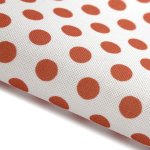 (image for) Red Polka Dots Patterned Cross Stitch Fabric
