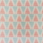(image for) Red And Blue Christmas Trees Patterned Cross Stitch Fabric