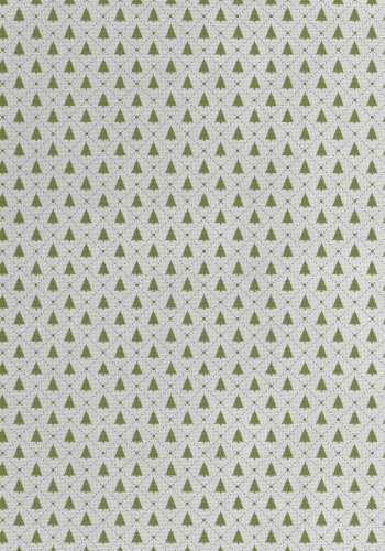 (image for) Retro Christmas Trees Patterned Cross Stitch Fabric