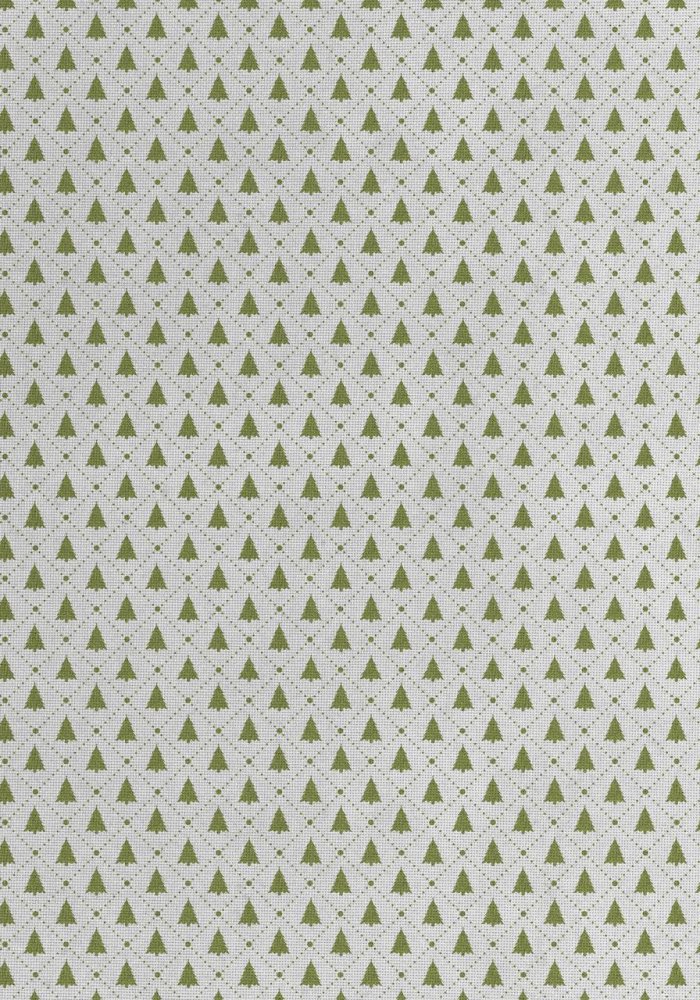 (image for) Retro Christmas Trees Patterned Cross Stitch Fabric