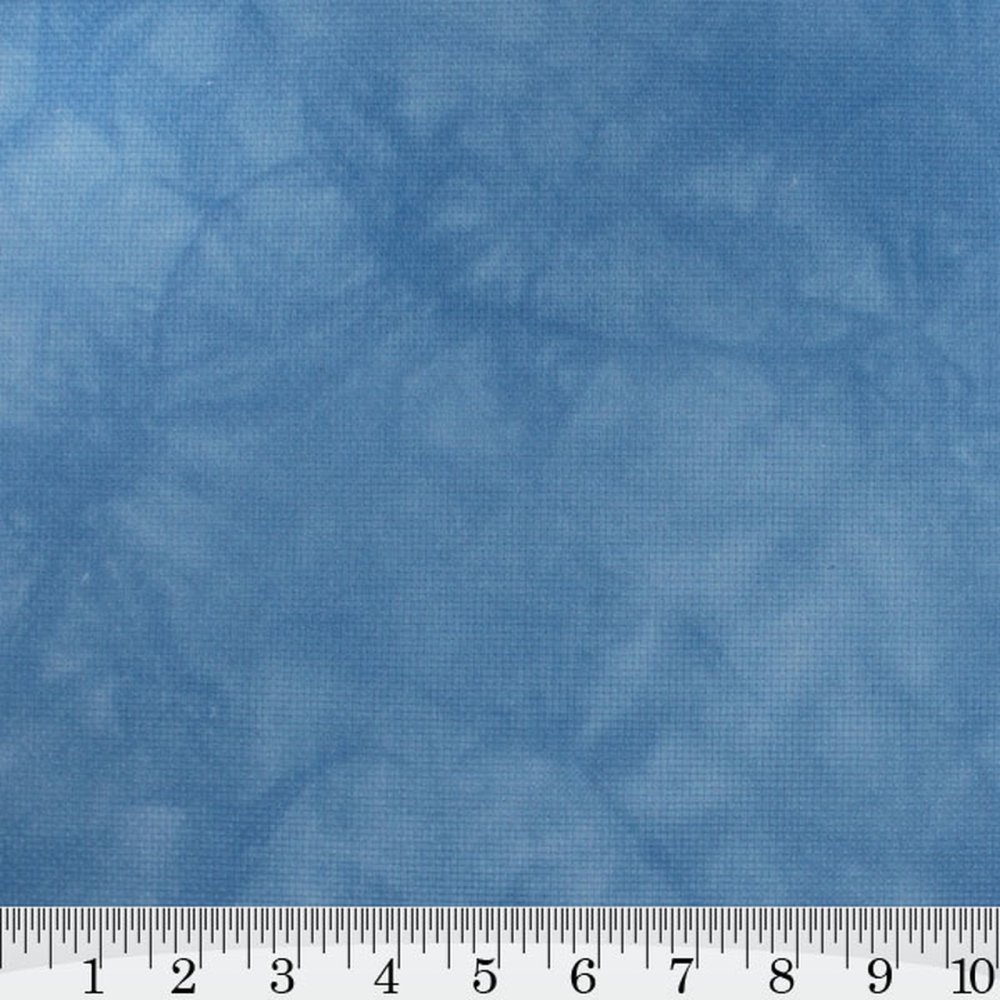 (image for) Sky Blue Hand Dyed Effect Cross Stitch Fabric