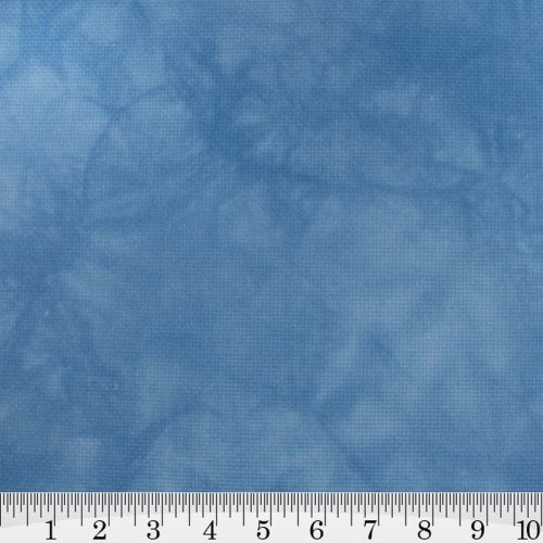 (image for) Sky Blue Hand Dyed Effect Cross Stitch Fabric