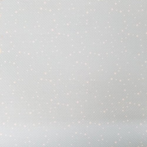 (image for) Snow On Blue Patterned Cross Stitch Fabric