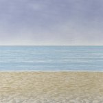 Beach Scene Patterned Cross Stitch Fabric (image for) Beach Scene Patterned Cross Stitch Fabric