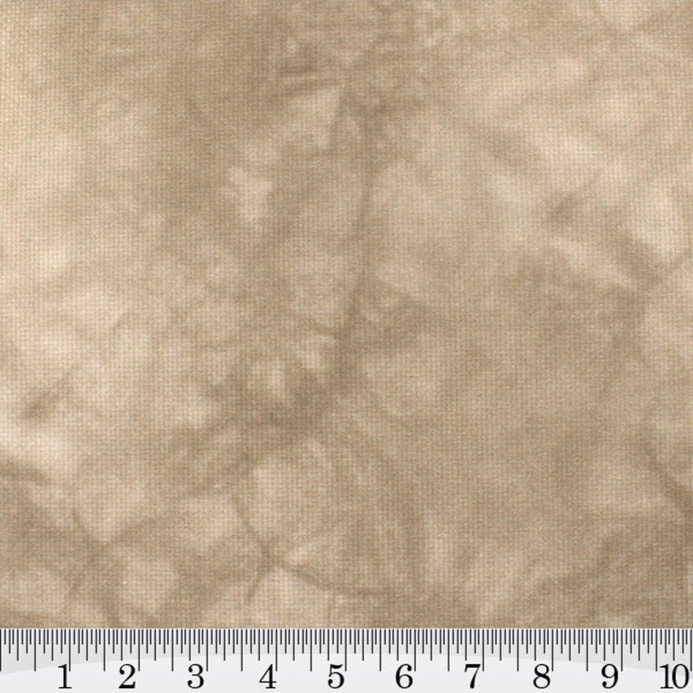 (image for) Tan Hand Dyed Effect Cross Stitch Fabric