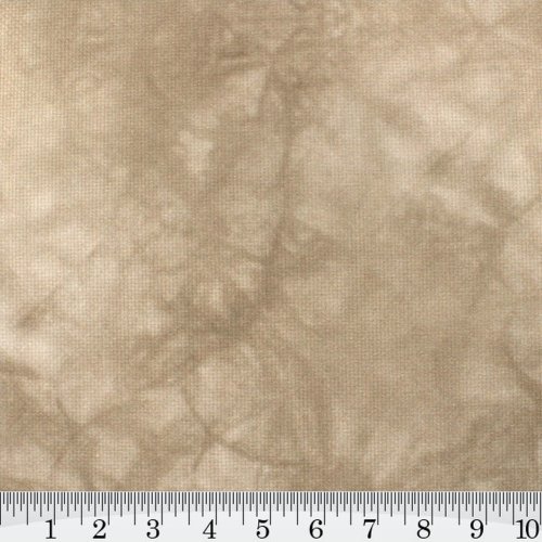 (image for) Tan Hand Dyed Effect Cross Stitch Fabric