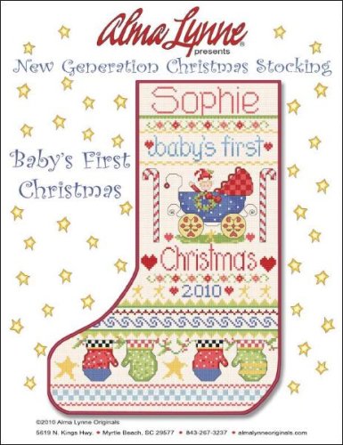 A Sampler Stocking Cross Stitch Pattern, JBW Designs