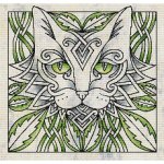 Green Celtic Cat