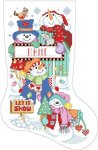 Let It Snow Stocking